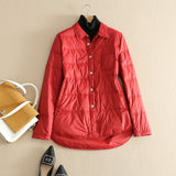 Women Winter Coats Puffer Jacket Down Coat Light Down White Duck Down Shirt Longer In The Rear