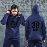 Men Graphic Hoodie Autumn and Winter Never Broke Again Youth Rapper Hoodie Sweatshirt