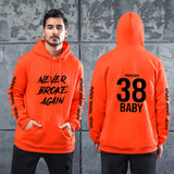 Men Graphic Hoodie Autumn and Winter Never Broke Again Youth Rapper Hoodie Sweatshirt