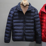 Women Winter Coats Puffer Jacket Down Coat Lightweight Down Jacket Men's Short Winter Sports Thin Section Coat