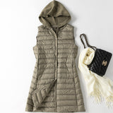 Women Winter Coats Puffer Jacket Down Coat Autumn and Winter Hooded Down Vest Women's Down Jacket Hooded