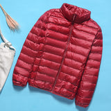 Women Winter Coats Puffer Jacket Down Coat Ultra-Thin Down Jacket Women's Stand Collar Lightweight Fall Winter Coat