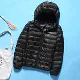 Women Winter Coats Puffer Jacket Down Coat Lightweight Down Jacket Female Short Type Hooded Jacket