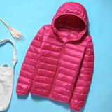Women Winter Coats Puffer Jacket Down Coat Lightweight Down Jacket Female Short Type Hooded Jacket