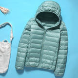 Women Winter Coats Puffer Jacket Down Coat Lightweight Down Jacket Female Short Type Hooded Jacket