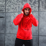 Men Graphic Hoodie Fall/Winter Travis Scott Cactus Jack Men's and Women's Printed Fleece Hooded Jacket