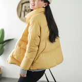 Women Winter Coats Puffer Jacket Down Coat Autumn and Winter Stand Collar White Duck Down Jacket Women's Short Coat