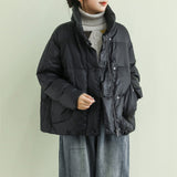 Women Winter Coats Puffer Jacket Down Coat Autumn and Winter Stand Collar White Duck Down Jacket Women's Short Coat