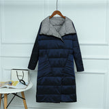 Women Winter Coats Puffer Jacket Down Coat Autumn and Winter Lightweight White Duck Down Jacket Women's Stand Collar