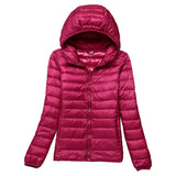 Women Winter Coats Puffer Jacket down Coat Autumn and Winter Lightweight down Jacket Hooded Autumn and Winter Women's Coat
