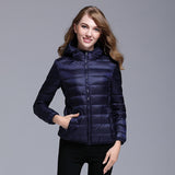 Women Winter Coats Puffer Jacket down Coat Autumn and Winter Lightweight down Jacket Hooded Autumn and Winter Women's Coat