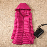 Women Winter Coats Puffer Jacket Down Coat Fall/Winter Lightweight Down Jacket Women Hooded Fashionable Jacket
