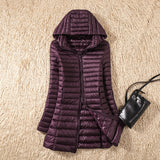 Women Winter Coats Puffer Jacket Down Coat Fall/Winter Lightweight Down Jacket Women Hooded Fashionable Jacket