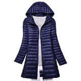 Women Winter Coats Puffer Jacket Down Coat Autumn and Winter Hooded Down Jacket Light Mid-Length Women's Coat