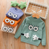 Boys Sweater Children's Autumn Knitted Pullover Multicolor Baby Cartoon Sweater