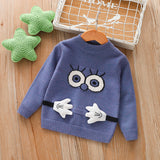 Boys Sweater Children's Autumn Knitted Pullover Multicolor Baby Cartoon Sweater