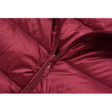 Women Winter Coats Puffer Jacket Down Coat Lightweight Down Jacket Female White Duck Down Detachable Hat Coat