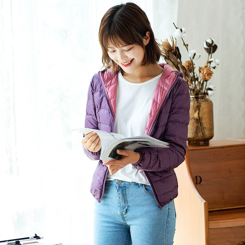 Women Winter Coats Puffer Jacket Down Coat Fall Winter Hooded Down Jacket White Duck Down Coat