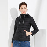 Women Winter Coats Puffer Jacket down Coat Autumn Winter Lightweight down Jacket Female plus Size Short Hood