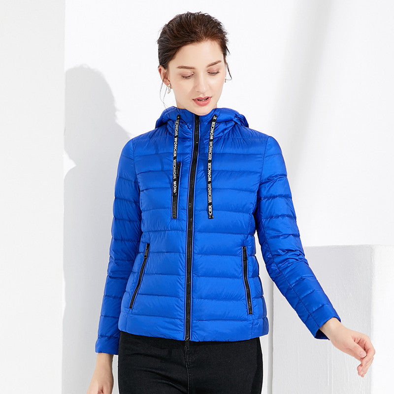 Women Winter Coats Puffer Jacket down Coat Autumn Winter Lightweight down Jacket Female plus Size Short Hood