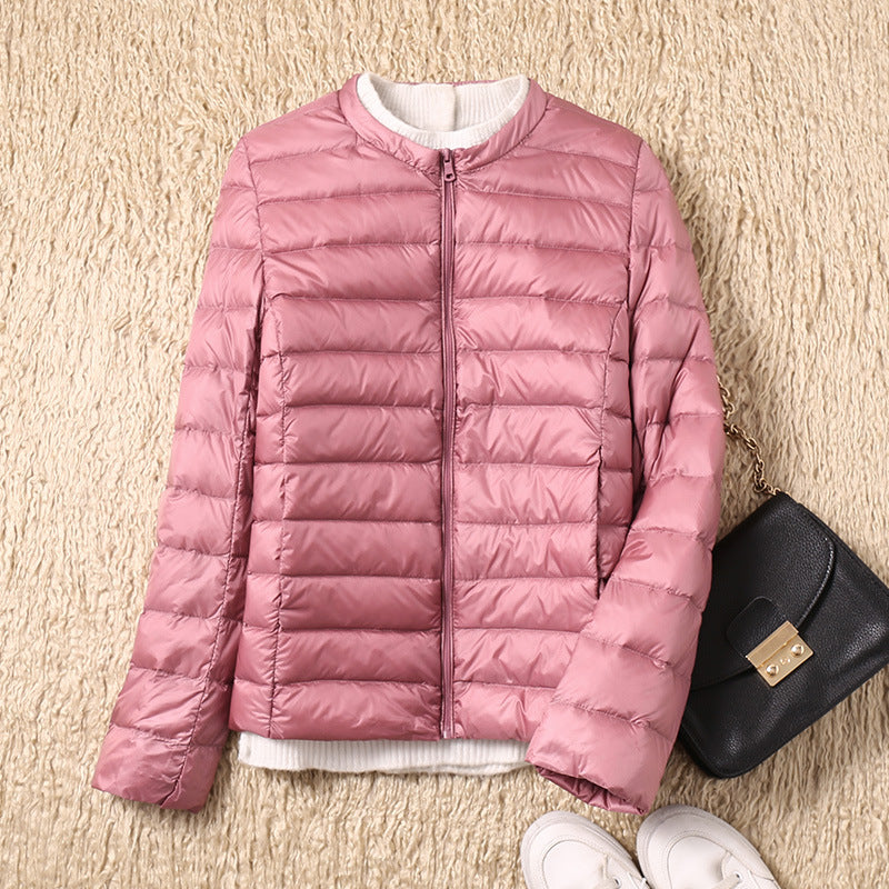 Women Winter Coats Puffer Jacket Down Coat Lightweight Down Jacket Female O-neck Short Coat Autumn and Winter Women's Clothing