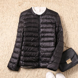 Women Winter Coats Puffer Jacket Down Coat Lightweight Down Jacket Female O-neck Short Coat Autumn and Winter Women's Clothing