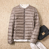 Women Winter Coats Puffer Jacket Down Coat Lightweight Down Jacket Female O-neck Short Coat Autumn and Winter Women's Clothing