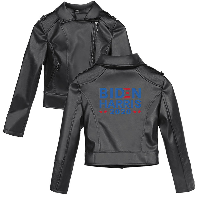 Graphic Leather Jacket Women's Leather Jacket