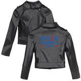 Graphic Leather Jacket Women's Leather Jacket