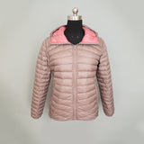 Women Winter Coats Puffer Jacket Down Coat Fall/Winter White Duck Down Jacket Women Stand Collar Double-Sided Wear