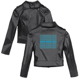 Graphic Leather Jacket Women's Leather Jacket