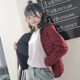 Women Winter Coats Puffer Jacket Down Coat Fall/Winter White Duck Down Jacket Women Stand Collar Double-Sided Wear