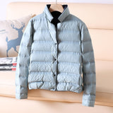 Women Winter Coats Puffer Jacket Down Coat Autumn Winter Warm Soft Thin Lightweight Short Type