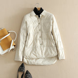 Women Winter Coats Puffer Jacket Down Coat Light Down White Duck Down Shirt Longer In The Rear