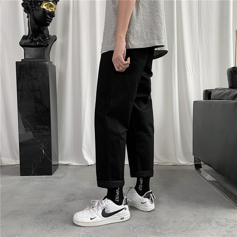 Men Pants Men's Spring and Autumn Loose Casual Pants Pants
