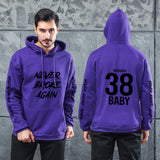 Men Graphic Hoodie Autumn and Winter Never Broke Again Youth Rapper Hoodie Sweatshirt