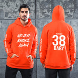 Men Graphic Hoodie Autumn and Winter Never Broke Again Youth Rapper Hoodie Sweatshirt