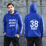 Men Graphic Hoodie Autumn and Winter Never Broke Again Youth Rapper Hoodie Sweatshirt