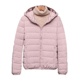 Women Winter Coats Puffer Jacket Down Coat Fall/Winter Lightweight Down Jacket Female Short Hood