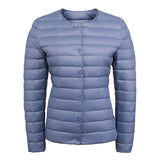 Women Winter Coats Puffer Jacket Down Coat Lightweight Round Neck V-neck Short Coat Autumn and Winter Women's Clothing