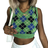 Music Festivals Rave Outfits Girls Tops Autumn and Winter Women's Clothing V-neck Sweater