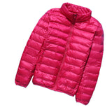Women Winter Coats Puffer Jacket Down Coat Ultra-Thin Down Jacket Women's Stand Collar Lightweight Fall Winter Coat