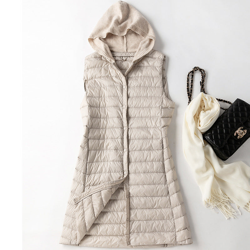 Women Winter Coats Puffer Jacket Down Coat Autumn and Winter Hooded Down Vest Women's Down Jacket Hooded