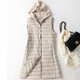 Women Winter Coats Puffer Jacket Down Coat Autumn and Winter Hooded Down Vest Women's Down Jacket Hooded