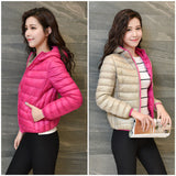 Women Winter Coats Puffer Jacket Down Coat Autumn and Winter Double-Sided Hooded Lightweight Down Jacket Coat