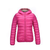 Women Winter Coats Puffer Jacket Down Coat Autumn and Winter Double-Sided Hooded Lightweight Down Jacket Coat