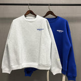 Fog Fear of God Essentials Sweatshirt Crew Neck Sweater La Fleece-Lined Couple Pullover