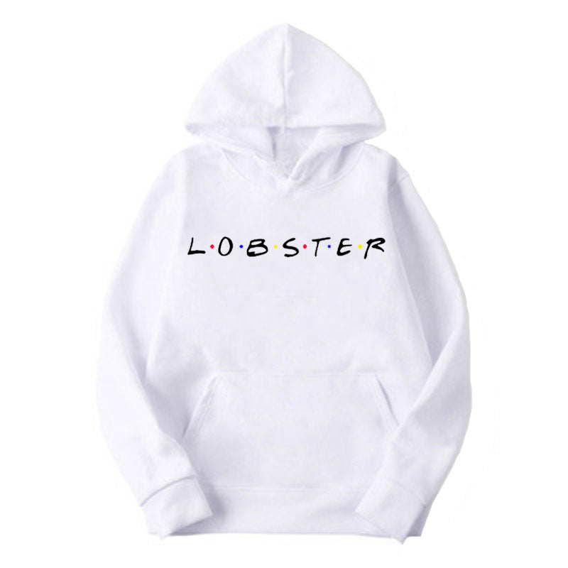 Friends Joey Hoodie Autumn and Winter Loose Hooded Sweater Men's and Women's Long Sleeves Hoodie