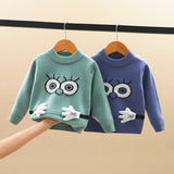 Boys Sweater Children's Autumn Knitted Pullover Multicolor Baby Cartoon Sweater