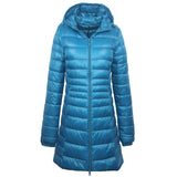 Women Winter Coats Puffer Jacket Down Coat Autumn and Winter Hooded Down Jacket Mid-Length Women's Coat